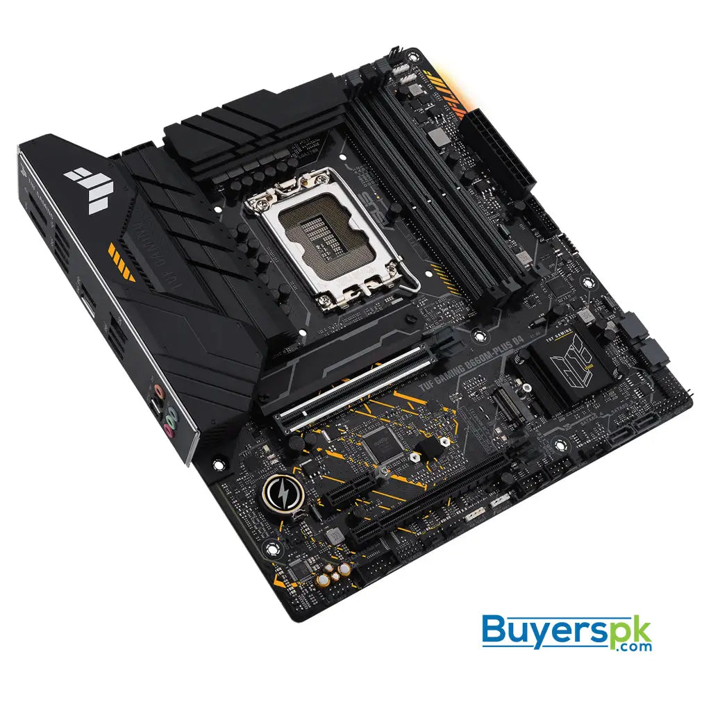 Asus Tuf Gaming B660m- plus D4 Intel Lga 1700 Micro Atx Ddr4 Motherboard - Price in Pakistan Asus Tuf Gaming B660m- plus D4 Intel Lga 1700 Micro Atx Ddr4 Motherboard - Price in Pakistan